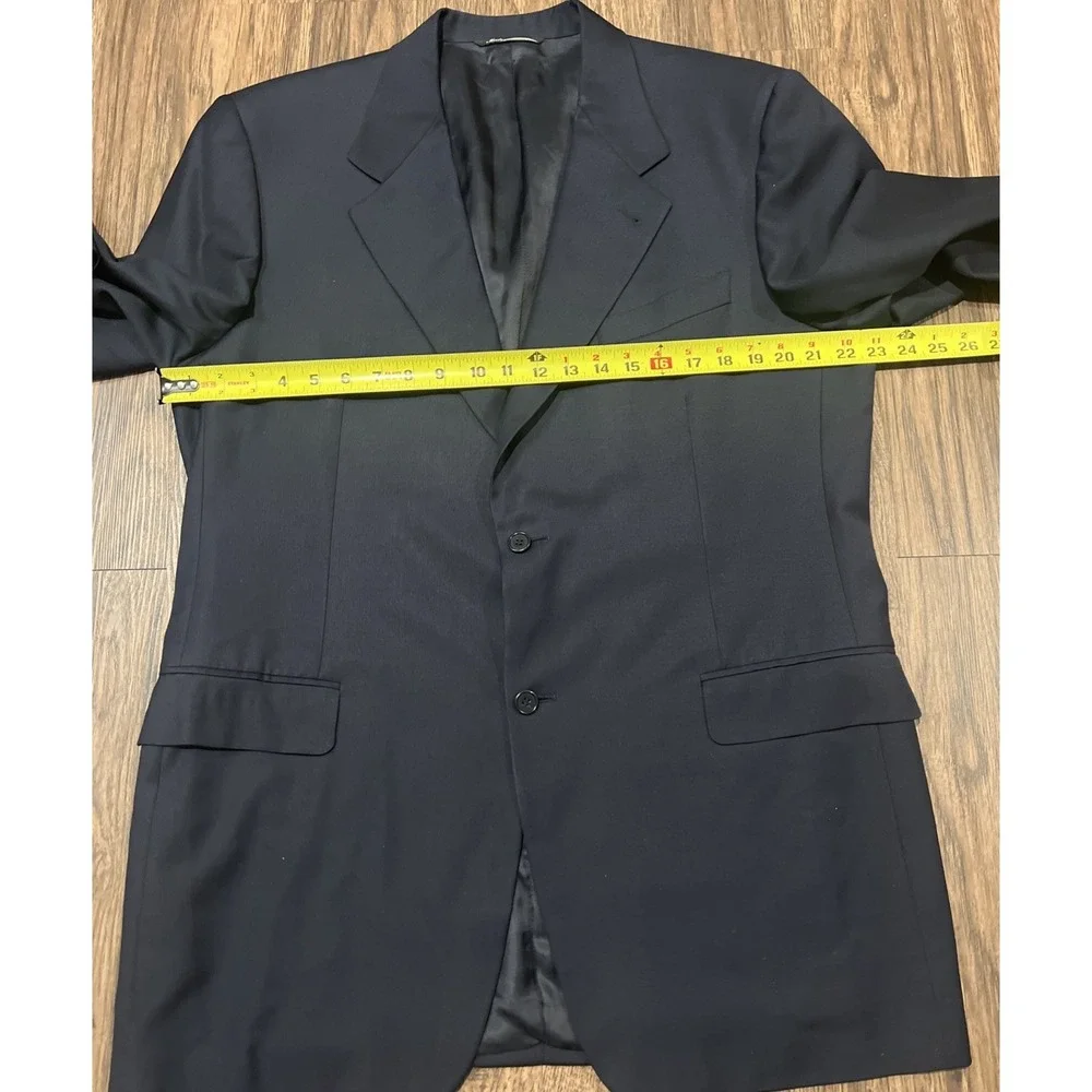 CANALI Proposta Wool Navy Blue Sport Coat Mens Size 54L EU Made In Italy